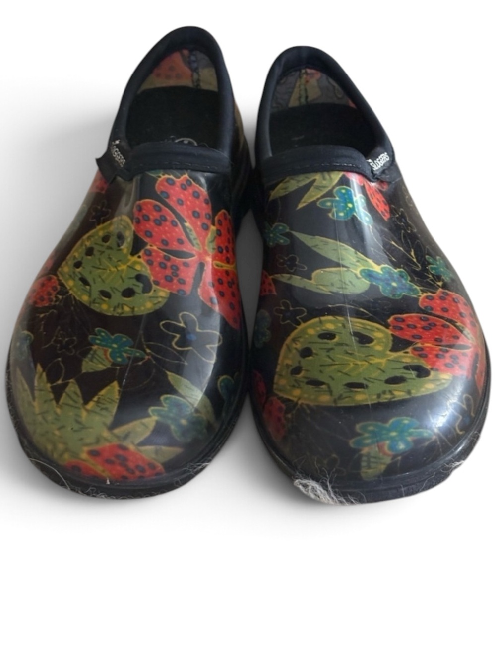 Sloggers Black Waterproof Outdoor Gardening Clogs